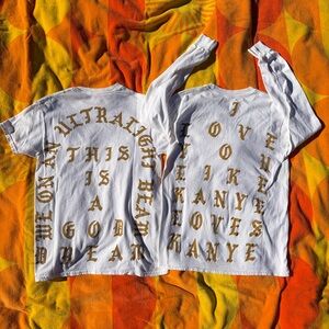 Kanye West The Life of Pablo Merch Los Angeles T-shirt Small + Long-sleeve Small